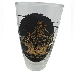 Vintage 1964 1965 World's Fair Santa Maria Barware